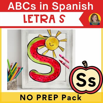 Preview of Spanish Alphabet Activities for Letter S | Todo Para Enseñar la S en Español #NE