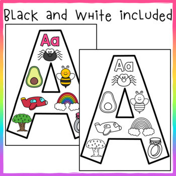 Spanish Alphabet Posters by The Bilingual Rainbow | TpT