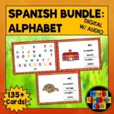 Spanish Alphabet Boom Cards, Spanish Digital Flashcards, Task Cards