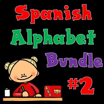 Preview of Alfabeto | Spanish Alphabet Worksheets Bundle #2