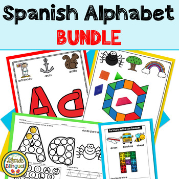 Preview of Spanish Alphabet Bundle