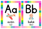 Spanish Alphabet Cards, Alfabeto, Abecedario, Classroom de