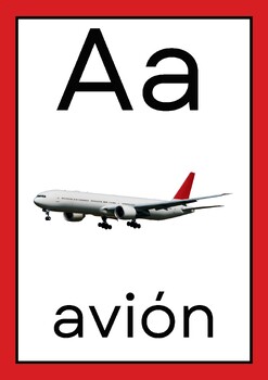 Preview of Spanish Alphabet Cards