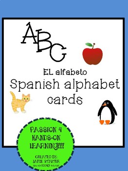 Spanish Alphabet Cards by Building Smart Minds | TPT