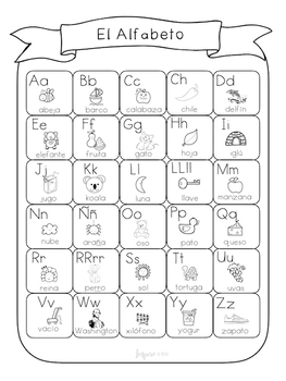 Spanish Alphabet Cards and Charts - ¡Targetas del alfabeto! by Inspire ...