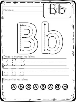 Spanish Alphabet Practice / Alfabeto en español Letras y sonidos