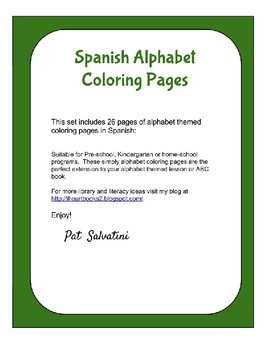 Spanish Alphabet Coloring Page Worksheets Teaching Resources Tpt
