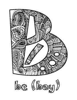 820 Top Alphabet Doodle Coloring Pages For Free