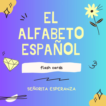 Preview of Spanish Alphabet Flash Cards - El alfabeto espanol