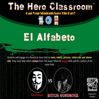 Preview of Spanish: Alphabet | Hero Classroom (Distance Learning)
