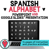 Spanish Alphabet Lesson PowerPoint & Google Slides Activit