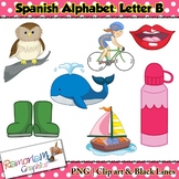 Spanish Alphabet Letter B Clip art