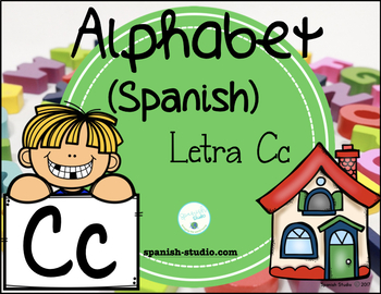 Spanish Alphabet Worksheets Letter C by Spanish Studio | TpT