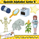 Spanish Alphabet Letter E Clip art