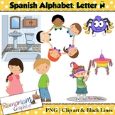 Spanish Alphabet Letter Ñ Clip art