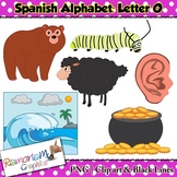 Spanish Alphabet Letter O Clip art