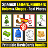 Spanish Alphabet Letters, Numbers, Colors & Shapes - Bundl