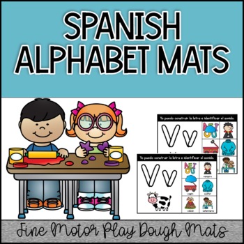 Spanish Alphabet Mats by Primary Mermaid | TPT