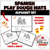 Spanish Alphabet Playdough Mats