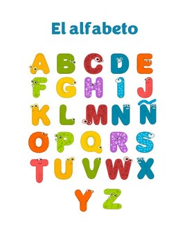 Spanish Alphabet Poster by UnNombre123 | TPT