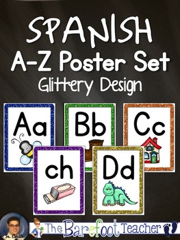 Spanish Alphabet Posters by The Barefoot Teacher - Becky Castle | TpT
