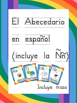 Preview of Spanish Alphabet Posters - Abecedario o Alfabeto en español