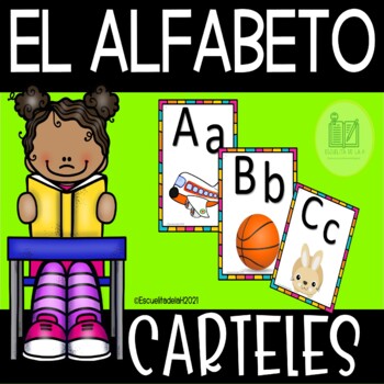 Spanish Alphabet Posters - Carteles El Abecedario en Español | TPT