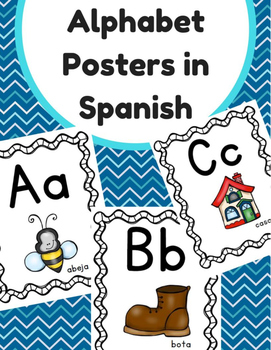 Spanish Alphabet Posters (Carteles del abecedario) by Spanish Profe