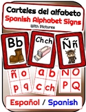 Spanish Alphabet Posters w/Free Flashcards. Carteles del a