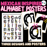 Spanish Alphabet Posters with Pronunciation| Mexican Inspi