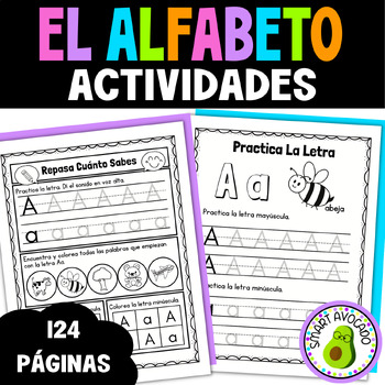 Spanish Alphabet Practice Worksheets - Actividades Del Alfabeto ...