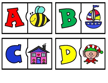 Preview of Spanish Alphabet Puzzles 3 games