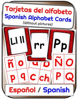 Preview of Spanish Alphabet Signs and Flashcards / Tarjetas y letreros del alfabeto español