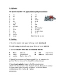 Spanish Alphabet, Spelling, Pronunciation, Word Stress - E