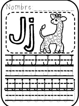 Spanish Alphabet Tracing and Activities by Anchored Pre-Schoolers