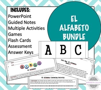 Preview of Spanish Alphabet & Pronunciation Bundle (El Alfabeto Activities)
