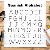 Spanish Alphabet Worksheets Spanish Letter Tracing Homesch