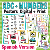 Spanish Alphabet and Number Posters