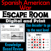Spanish American War Activity Escape Room (Yellow Journali