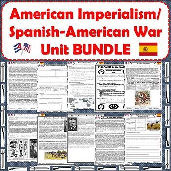 Preview of Spanish-American War - America Becomes a World Power Unit BUNDLE