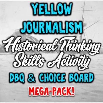 Preview of Spanish American War Yellow Journalism Mega-Pack Bundle Student-Led Instruction
