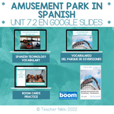 Spanish Amusement Park Vocabulary Unit - Parque de diversi