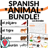 Spanish Animals Activities - Los Animales Bundle - Beginne