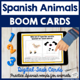 Spanish Animals Boom Cards | Digital Vocabulary Practice