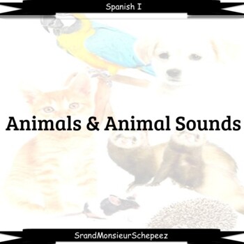 Spanish Animals Video Note Bundle (Distance Learning) | TPT