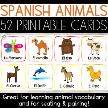 Printable Animal Flashcards Teaching Resources | TPT