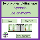Spanish Animals Vocabulary Two Player Digital Race Self Ch