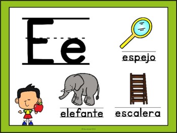 Spanish Apple Themed Vowels Posters II - Carteles con las Vocales de ...