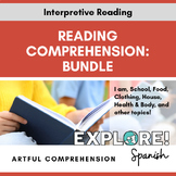 Spanish | Artful Reading Comprehension Bundle - EDITABLE