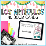 Spanish Article BOOM Cards Digital Task Cards